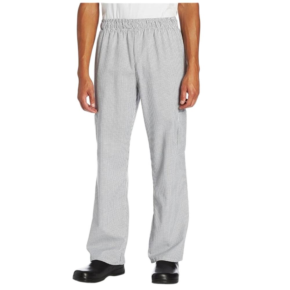 Dickies Chef Unisex Baggy Houndstooth Chef Pant 4XL NWT Stain Resistant